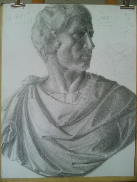 ブルータス デッサン