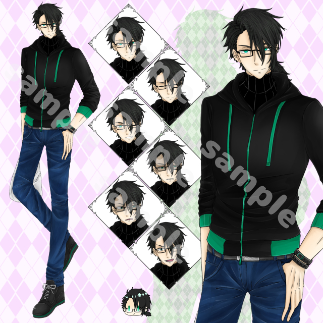 男性立ち絵サンプル