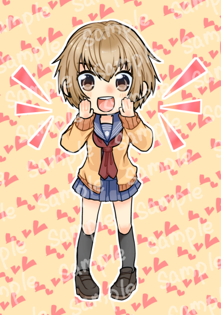 創作キャラクター　デフォルメ全身