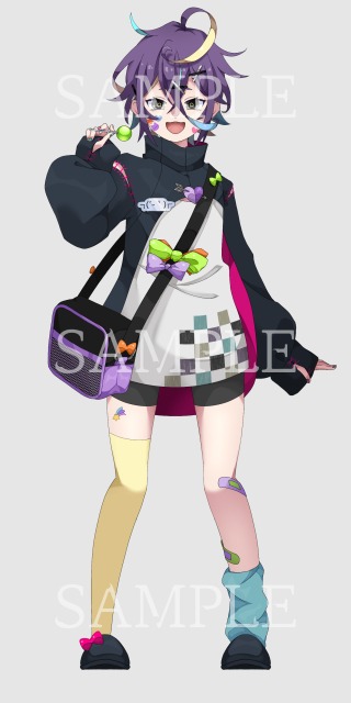 IRIAM配信用立ち絵 篤兎ユーマ