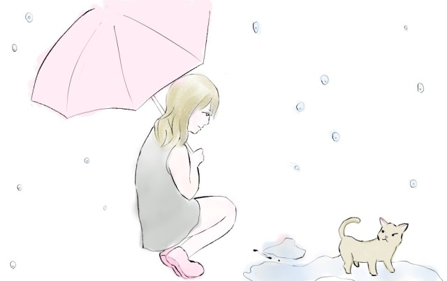 雨の日の散歩