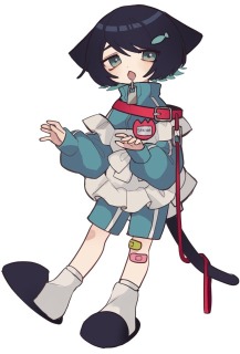 少しデフォルメの入ったイラスト