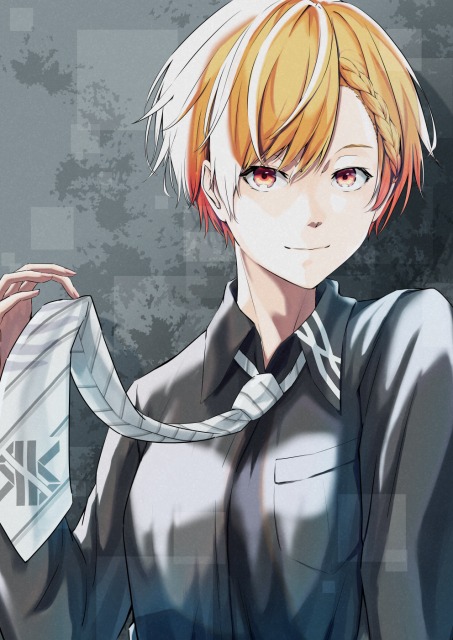 バストアップ＋背景