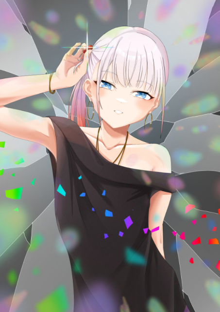 一枚絵(背景なし、エフェクトあり）