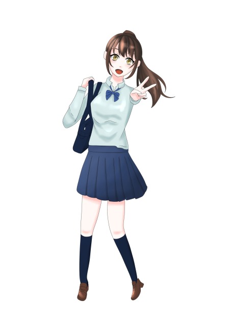 元気な恋する女子高生