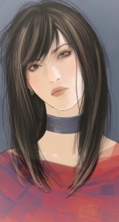 YouTubeやヘッダー画像向け　リアル画風バストアップ