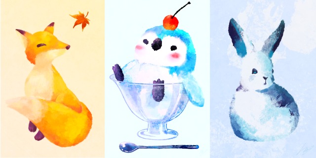 ポストカード用イラスト