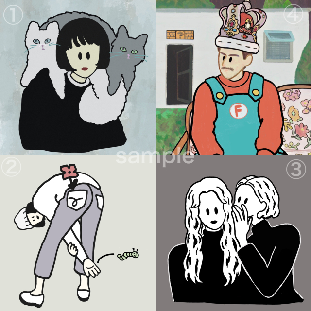 似顔絵・アイコン例