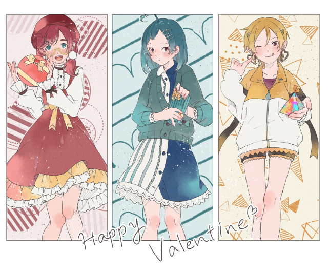 自創作バレンタインイラスト
