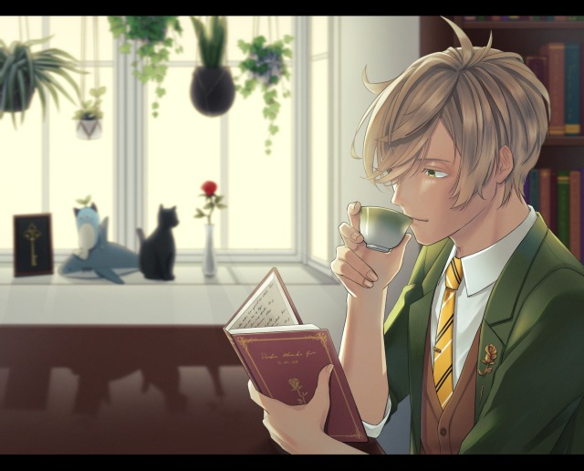 男性キャラ/背景あり