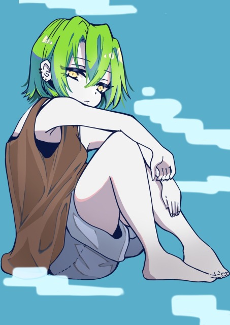 気だるげな女の子