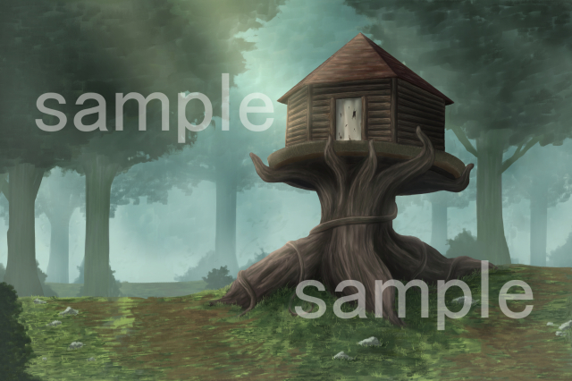 森の中の秘密基地