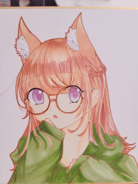 色紙＆デジタルイラスト