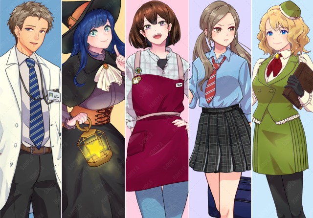 キャラクターサンプル