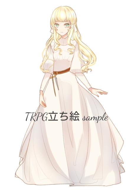 TRPG用立ち絵sample