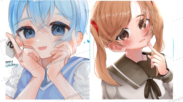 等身、デフォの絵柄参考用