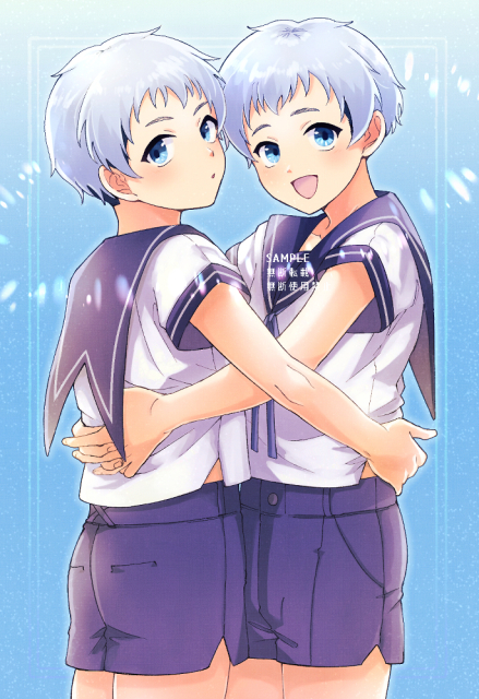 膝上イラストサンプル①