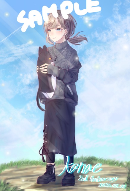 立ち絵(背景あり)サンプル