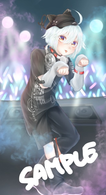 立ち絵(背景あり)サンプル