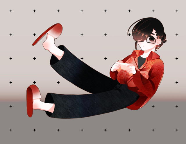 主線なしイラスト