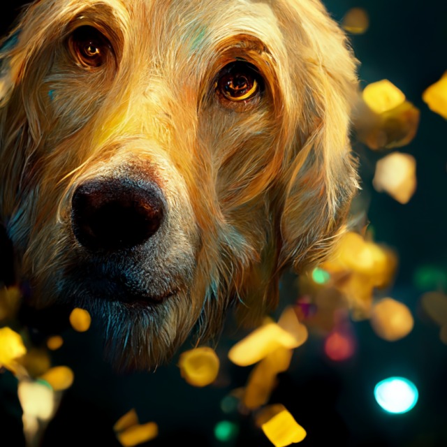 夜の街を愛犬とお散歩