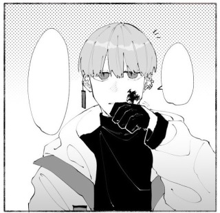 モノクロイラスト