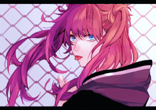 青い目の女の子