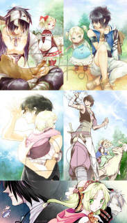 漫画の表紙用に描いたのとか