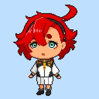 水星の魔女　ドット絵ファンアート