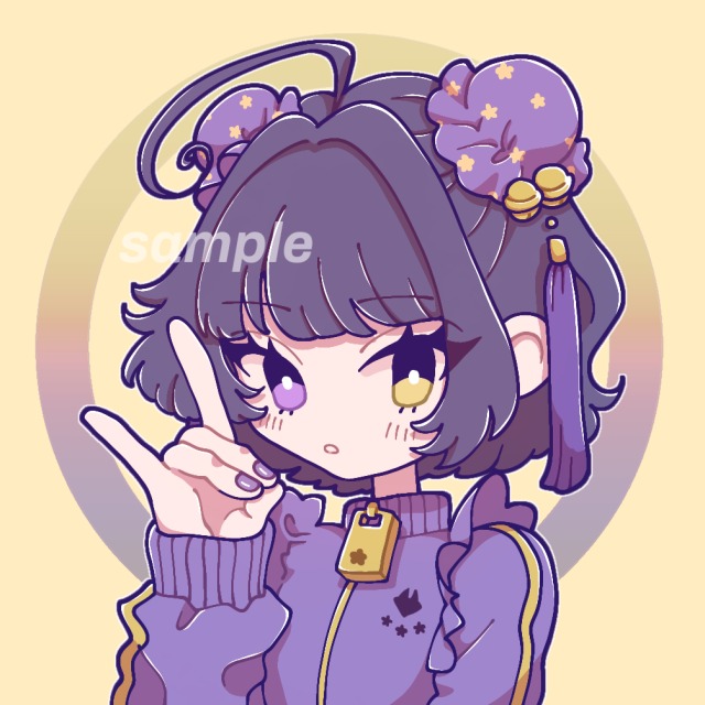 ご依頼絵① SNSアイコン