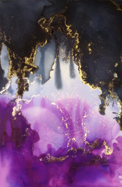 アルコールインクアート