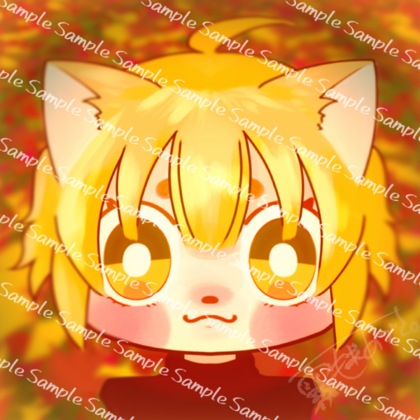 秋っぽいSNSアイコン