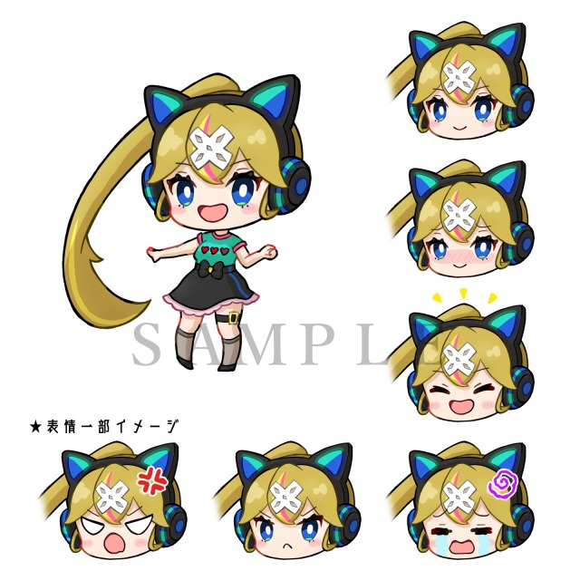 ちびキャラ(SDイラスト)サンプル