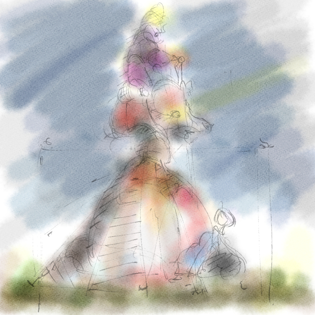 創作イラスト(水彩）