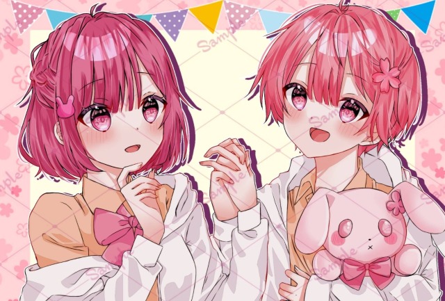 夢絵イラスト(胸上)＋1000円(小物追加)