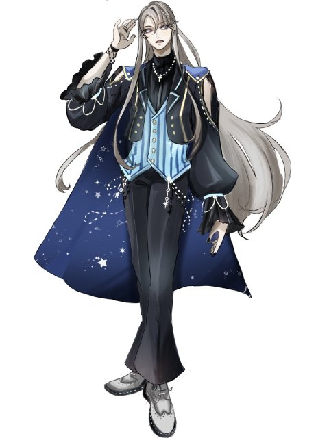 星空を纏った青年