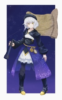 立ち絵サンプル　(女の子)