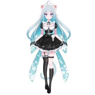 Live2D高稼働モデリング済　パーツ分け立ち絵イラスト