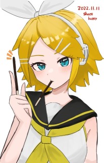 ファンアート　鏡音リン