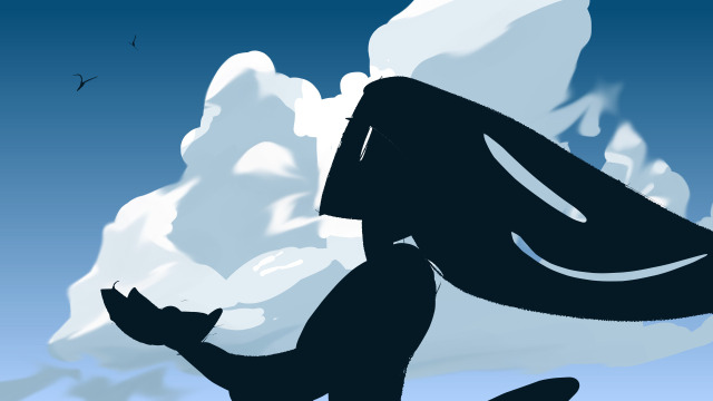 背景サンプル 雲