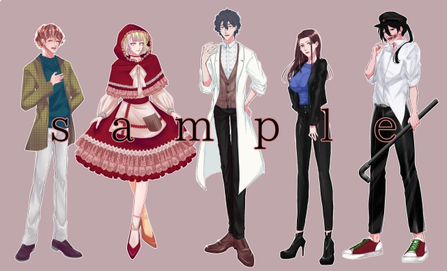 立ち絵さんぷる