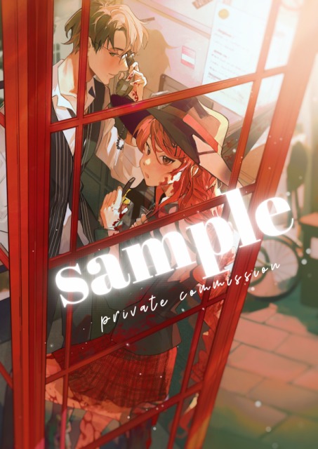 背景付き一枚絵サンプル