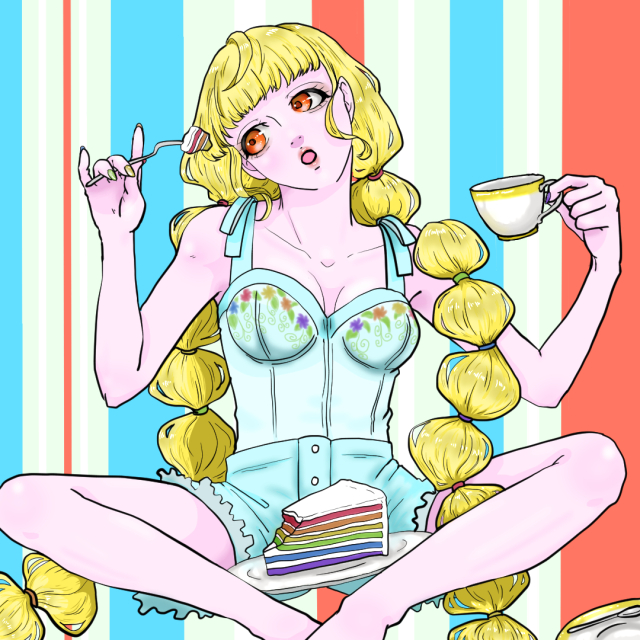 レインボーケーキ