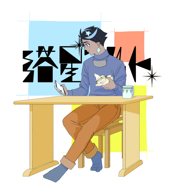 キャラクターイラスト（簡易）作例3