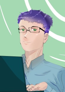 社員さん紹介似顔絵