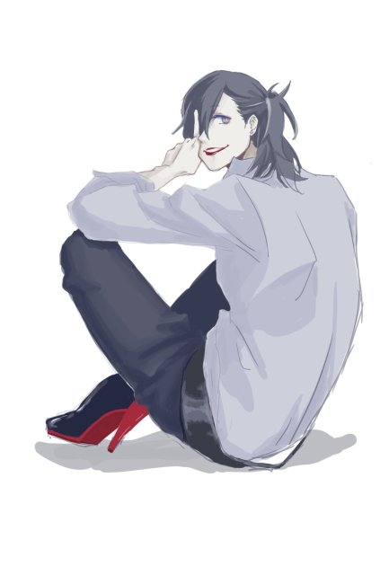 ピンヒ口紅男子