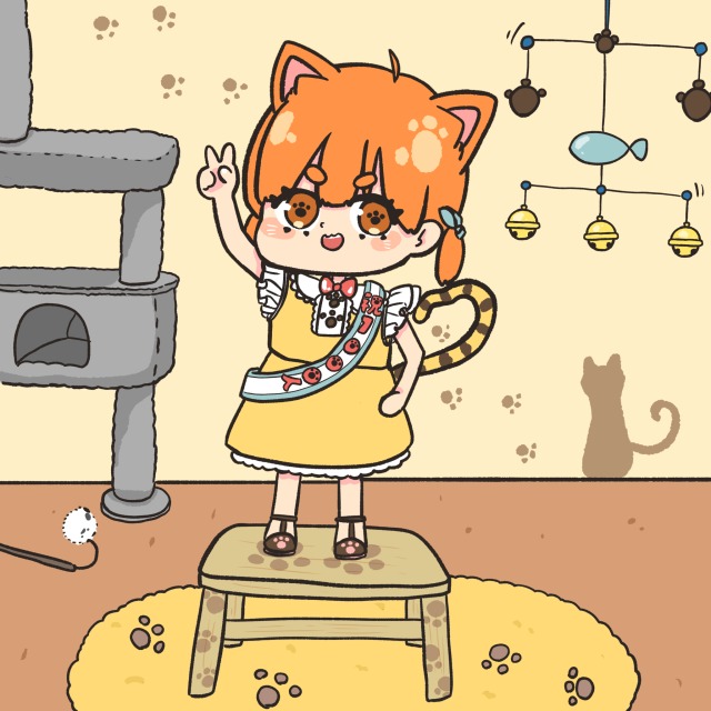 ネコミミイラスト