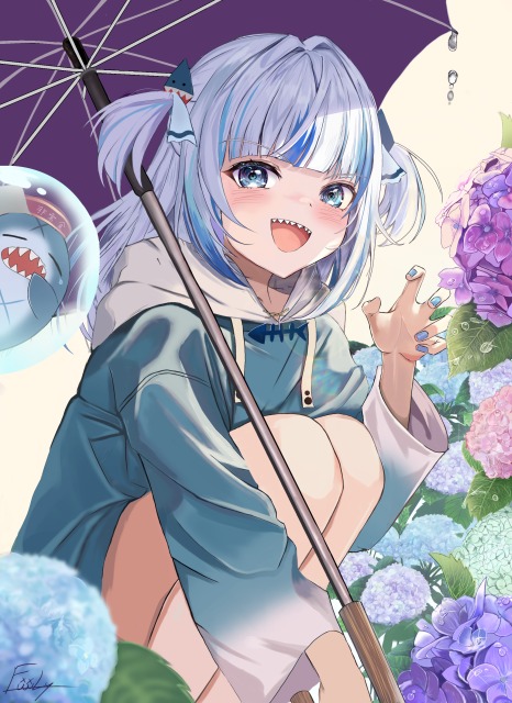 雨上がり朝から元気なグラちゃん