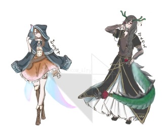 一次創作のキャラデザ