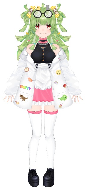 Live2Dパーツ分けイラスト